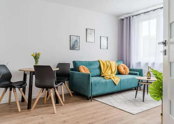 Uroczy Apartament 2 Pokoje - 10 Min Do Morza!